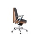Grospol fotel biurowy Moon Wood drewno bukowe