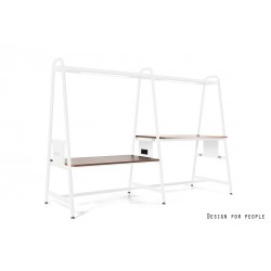 UNIQUE MEBLE wyspa pracownicza biały stelaż RS-55 