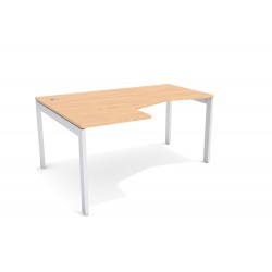 Biurko NOMO 120x160 z wcięciem